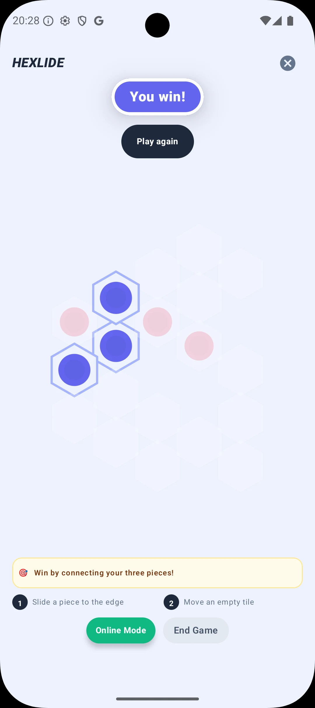 HEXLIDE - Strategy Board Game screenshot